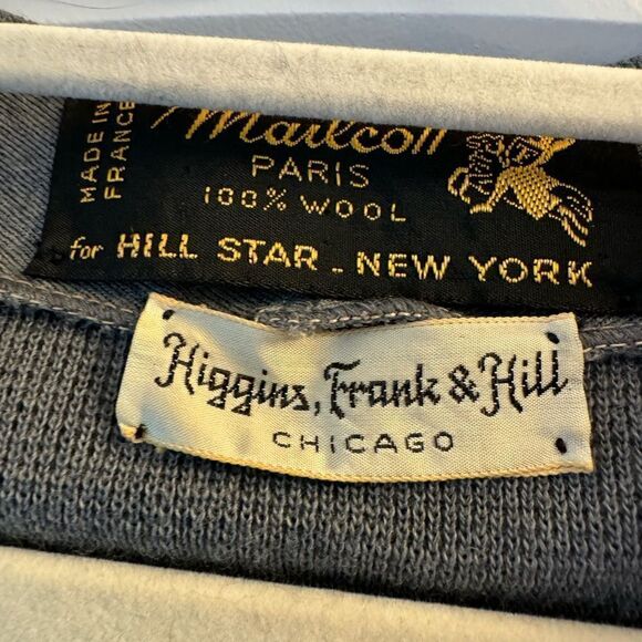 Vintage Parisian 100% Wool Vest - Picture 2 of 6